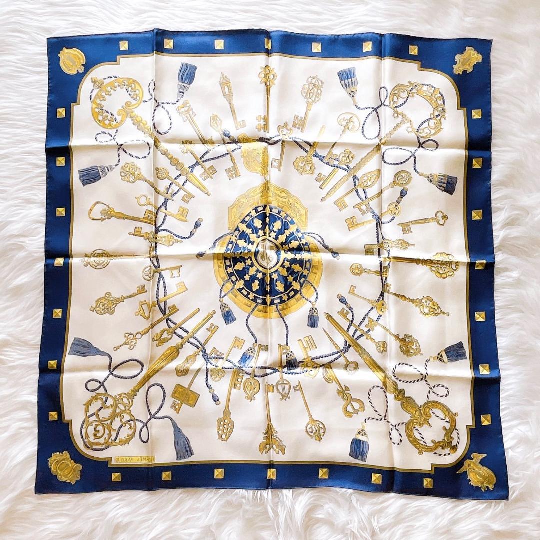 エルメス　カレ90 チュルリー公園　スカーフ