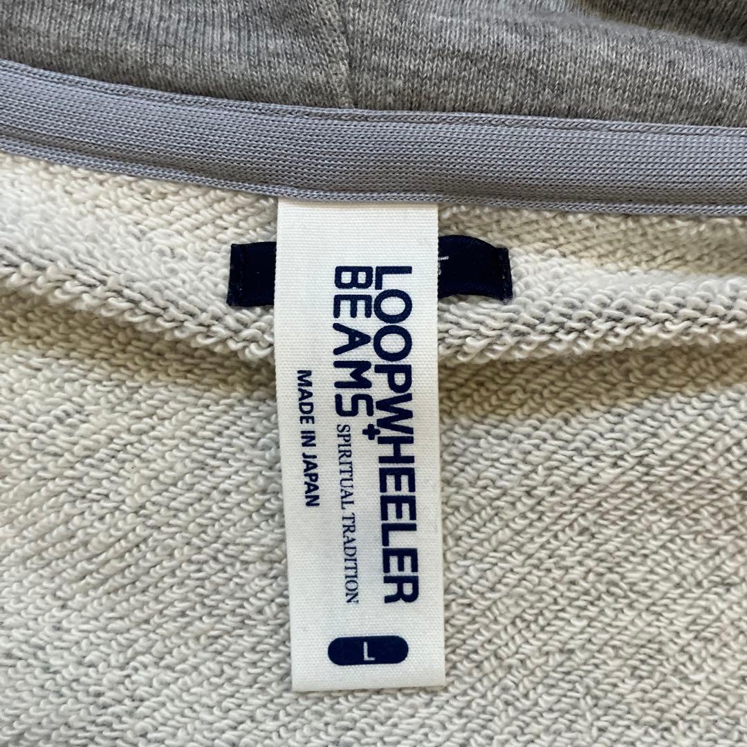 LOOPWHEELER × BEAMS PLUS 別注　ジップアップパーカー