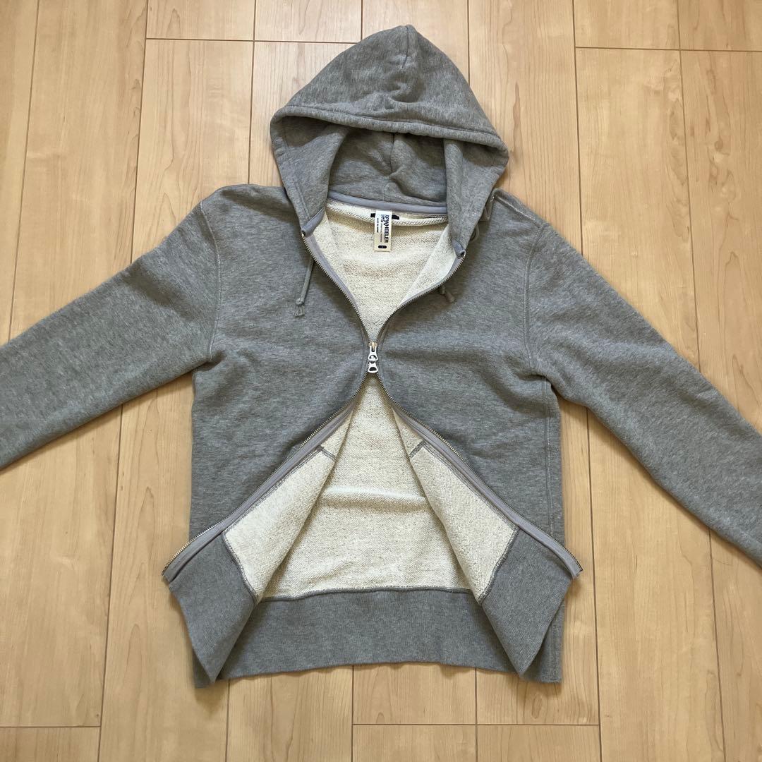 LOOPWHEELER × BEAMS PLUS 別注　ジップアップパーカー