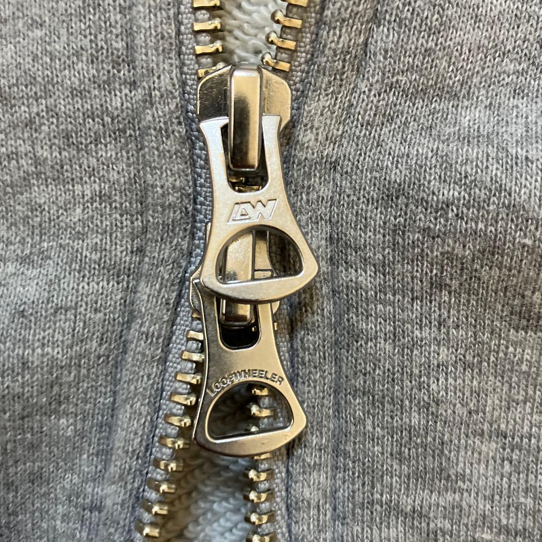 LOOPWHEELER × BEAMS PLUS 別注　ジップアップパーカー