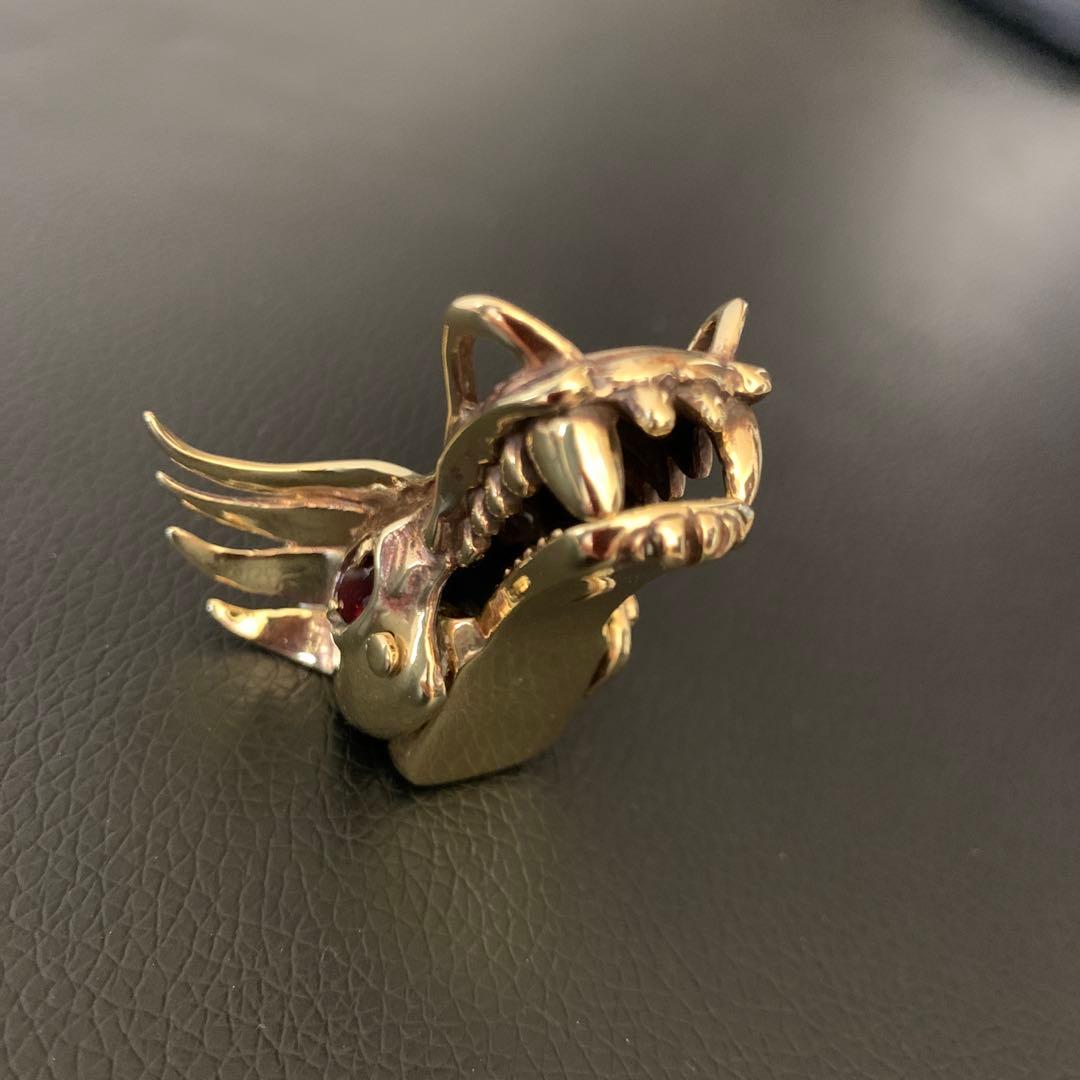 マネークリップ　ガーネットクリップ　FACE/OFF ドラゴン