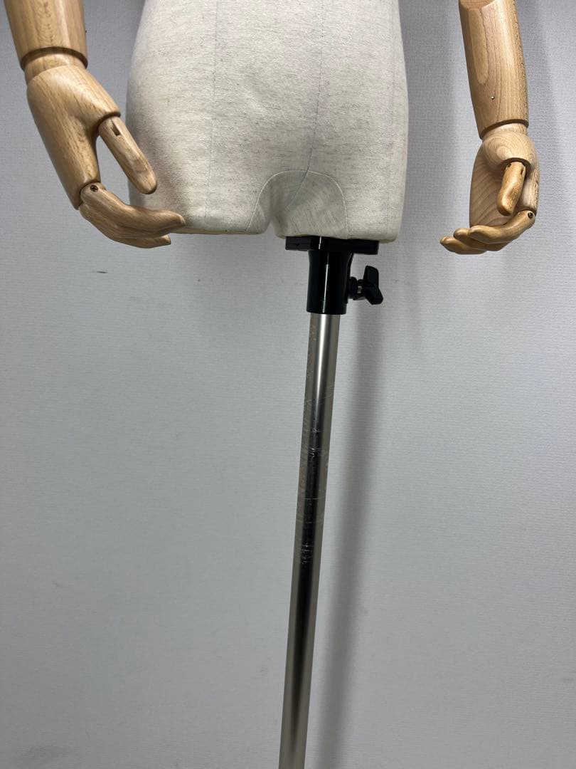 キッズ　子供 半身 腕付き トルソー 幼児　アイボリー マネキン 土台付