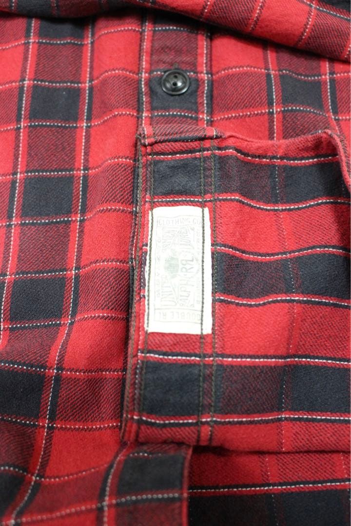 RRL バッファローチェック　フランネルシャツMサイズ　極美品　限定価格❗️