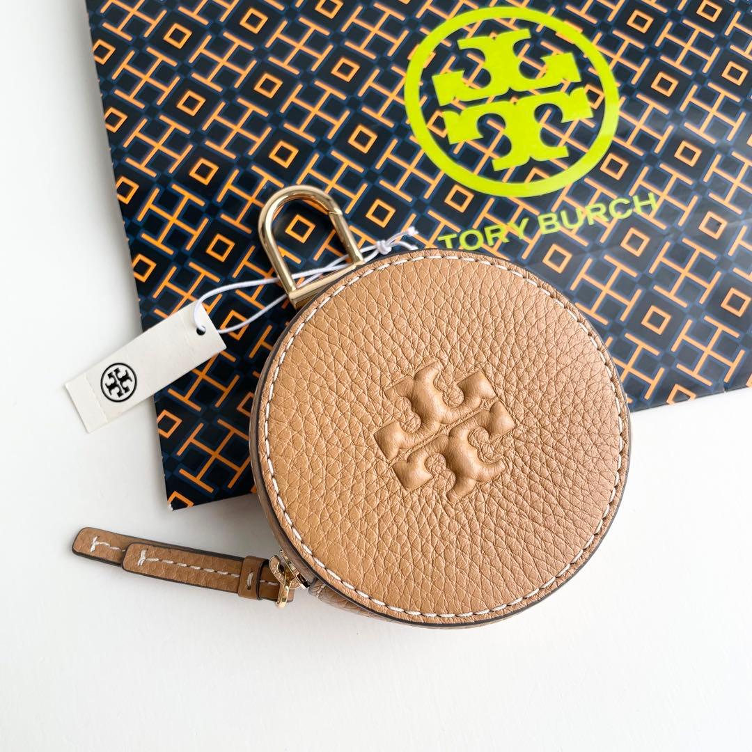 トリーバーチ キーホルダー ポーチ 小物入れ レザー ロゴ テア 新品