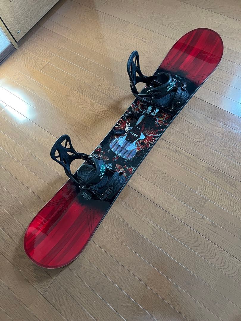 RIDE WILDLIFE155ROMEメンズスノーボードセット ケース付き