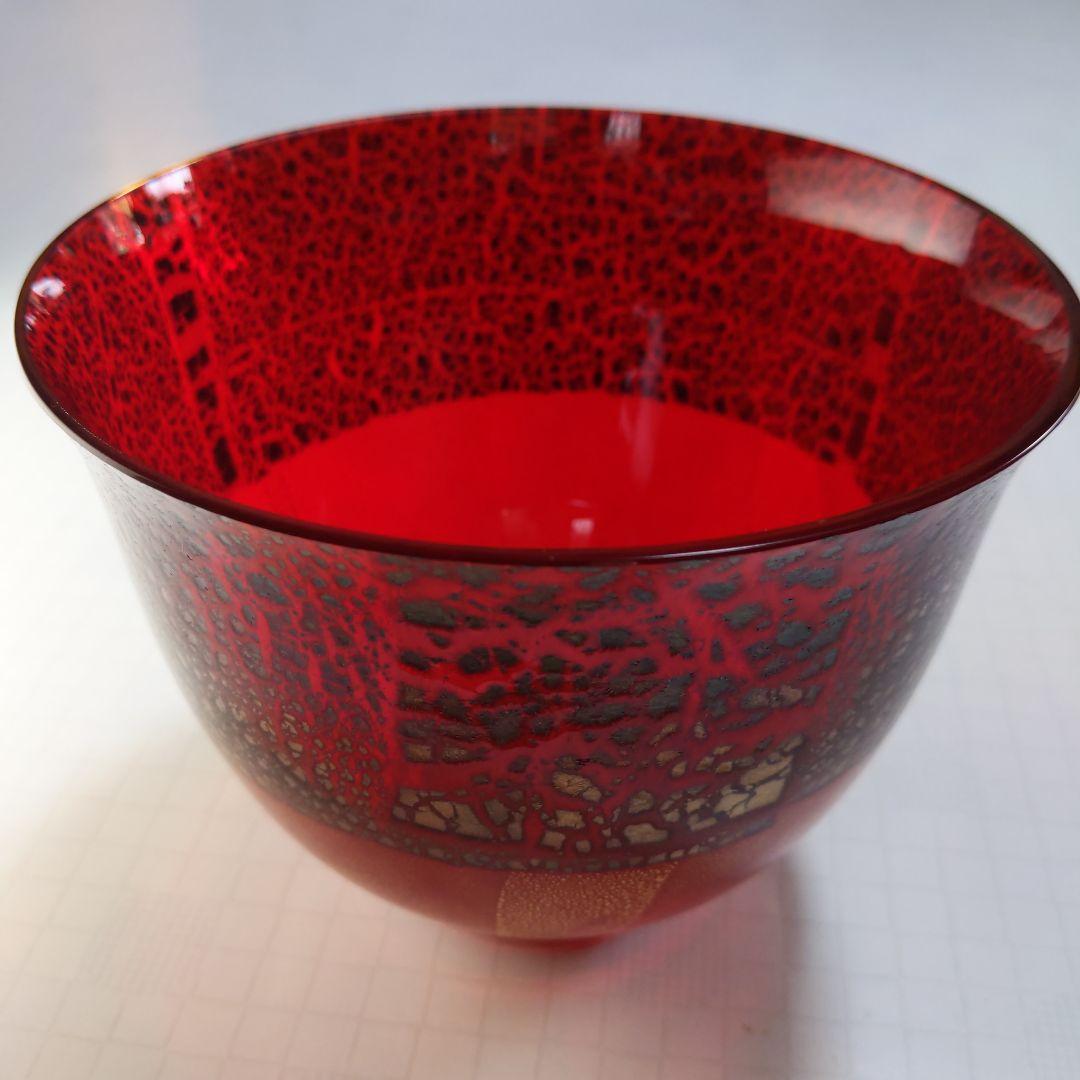 ヴィンテージ ベネチアンボウルの美形 金黒装飾 茶席を彩る茶器としても