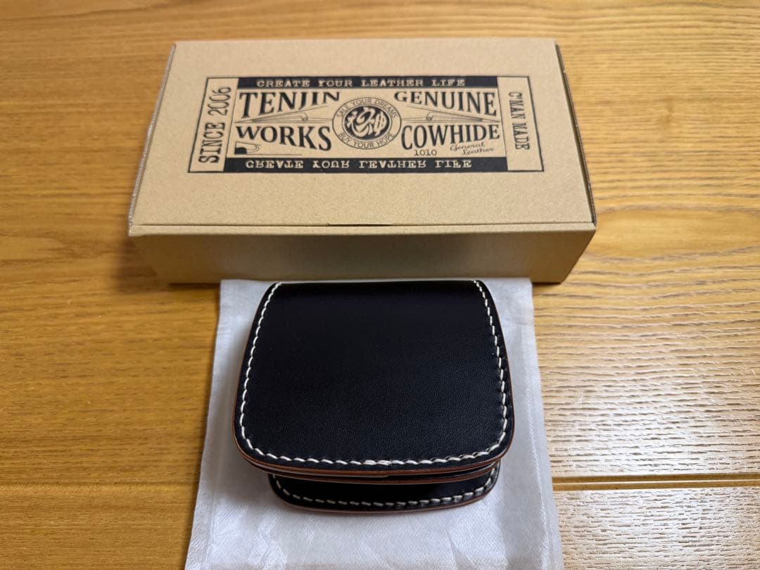 ジ*ト様 ★天神ワークス スーパーショートウォレット SSW01 ブラック 未使