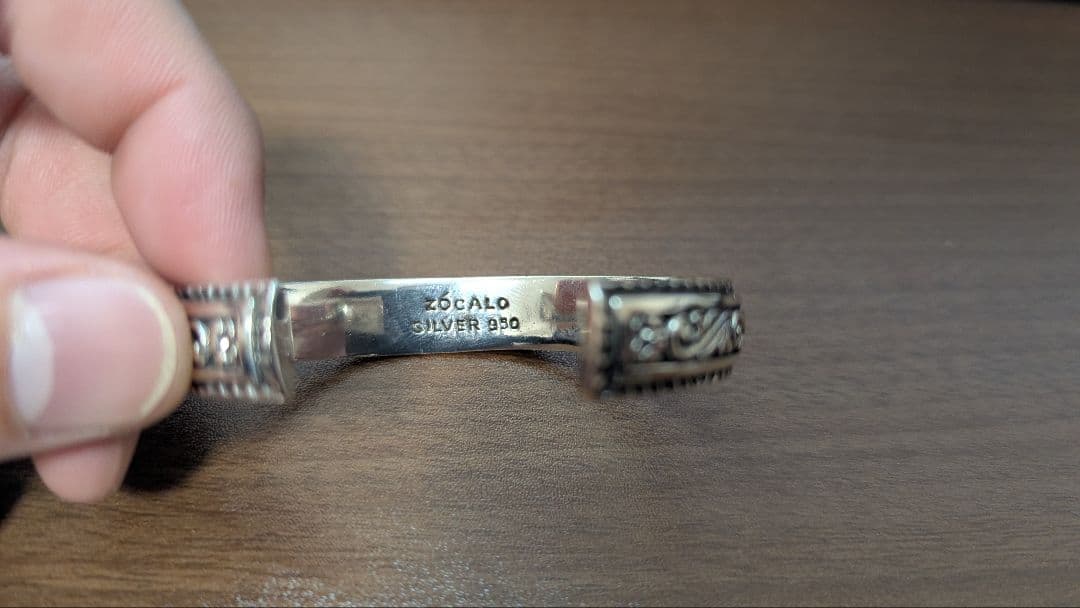 （週末限定値下げ）ZOCALO ワイドアイビーバングル　数原龍友着用