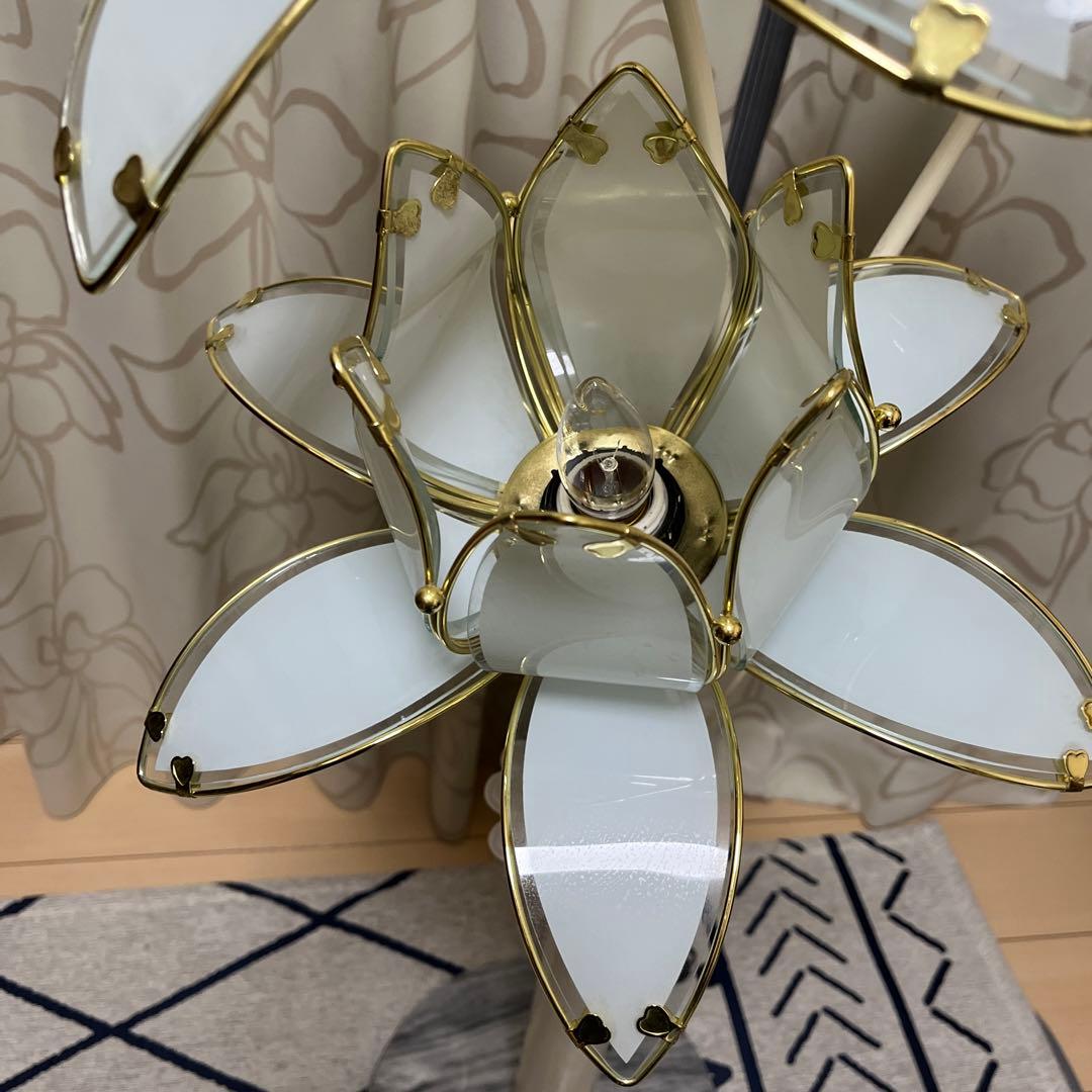 アンティーク　フロアライト　フラワーライトスタンド　★購入者様引き取り限定商品★