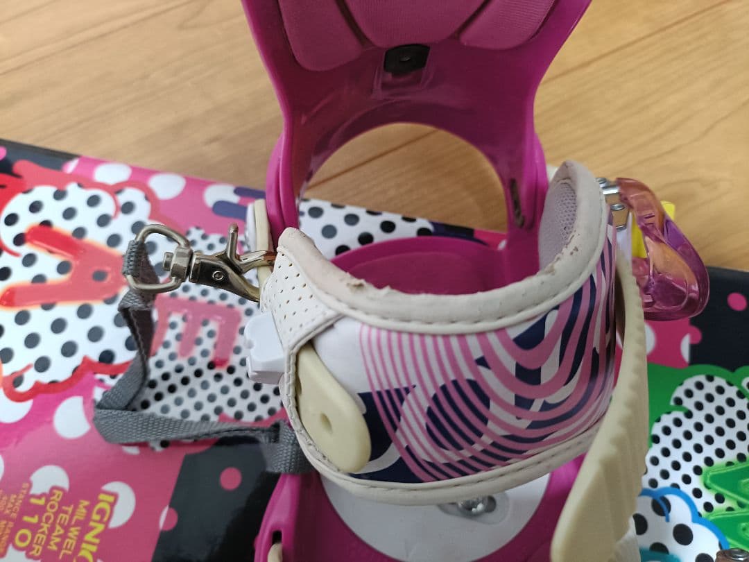 キッズスノーボード IGNIO 110cm ＆Kissmark ビンディング付