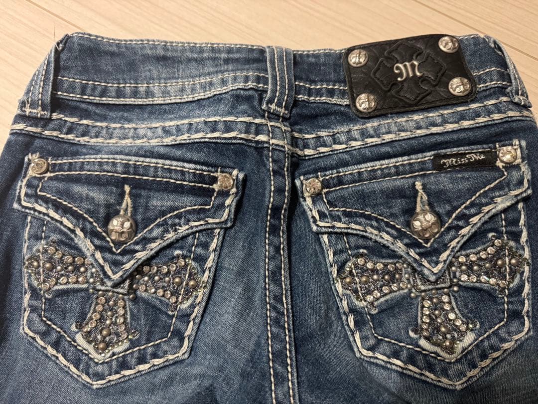 Miss Me ミスミー 平成ギャル y2k ローライズ デニム 24