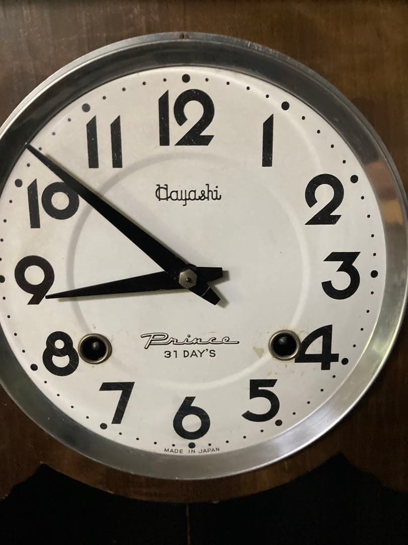 アンティーク振り子時計 林時計　Prince 31DAY‘s 修復済品 稼動中