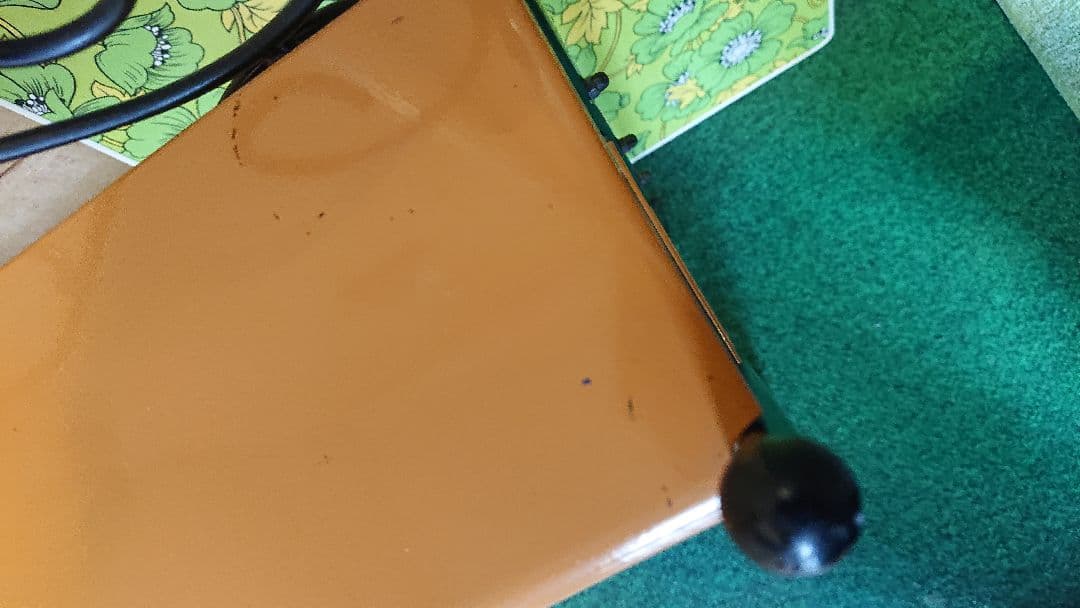 T*様 【アンティーク】昭和レトロ 3段 アイアン シェルフ スチールラック 棚