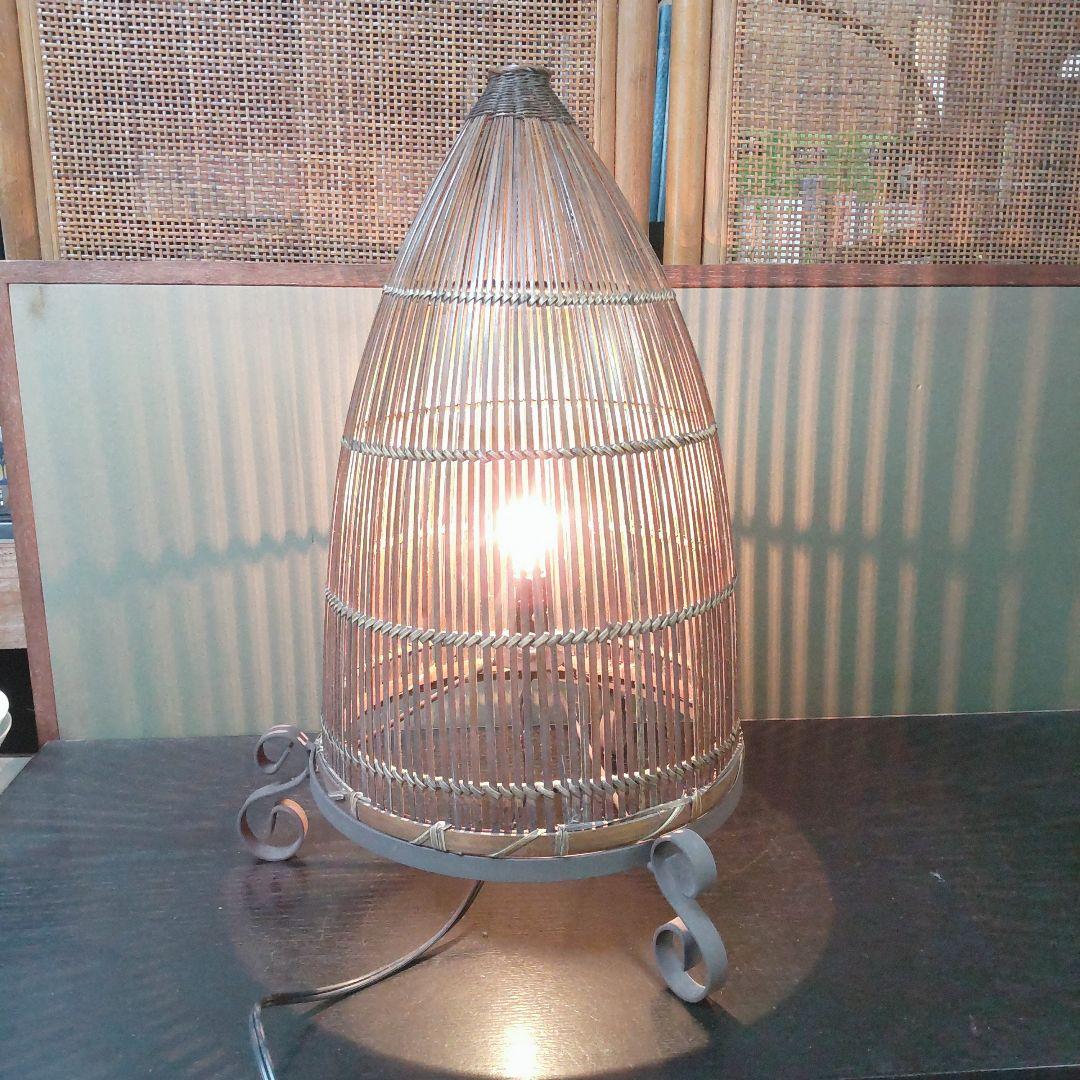 ★アジンチック竹細工フロアライト★