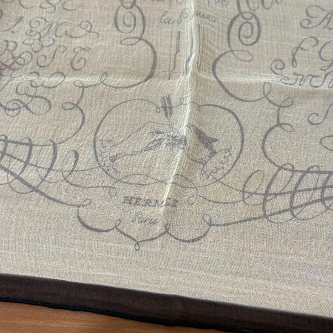 【週末sale】エルメス カレ45 LART DECRIRE スカーフ シルク