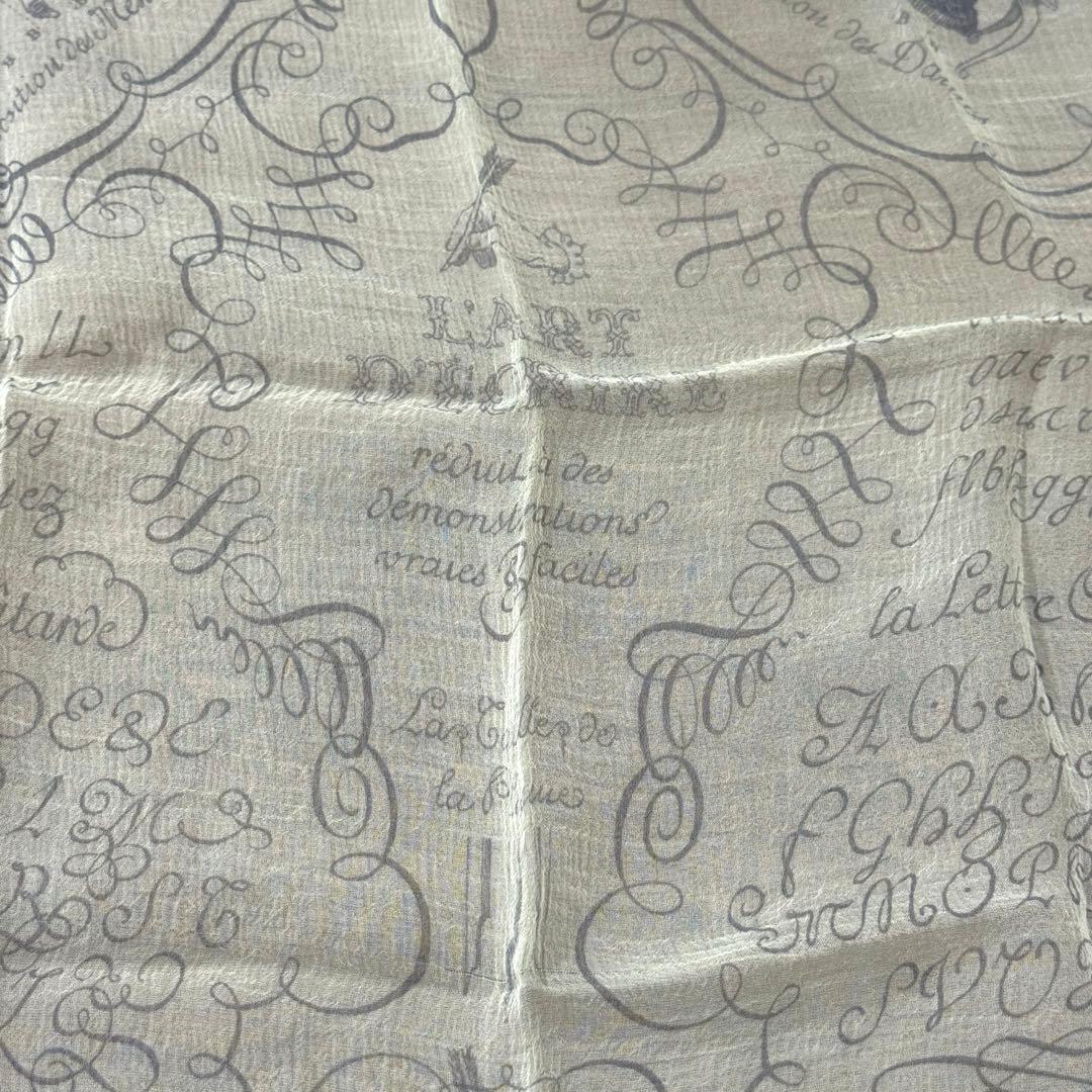 【週末sale】エルメス カレ45 LART DECRIRE スカーフ シルク