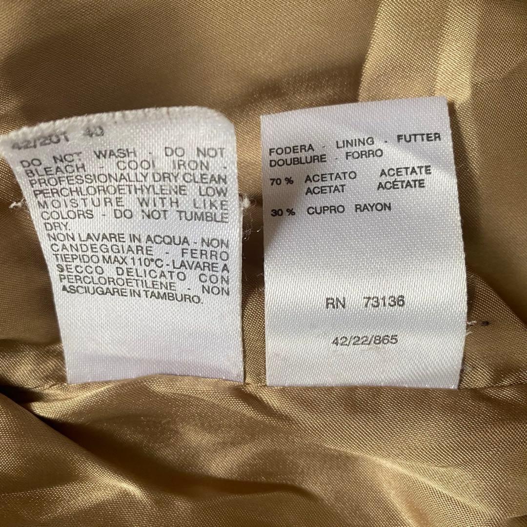 MAX MARA ベルテッド　ダブル　ロング　コート　キャメル