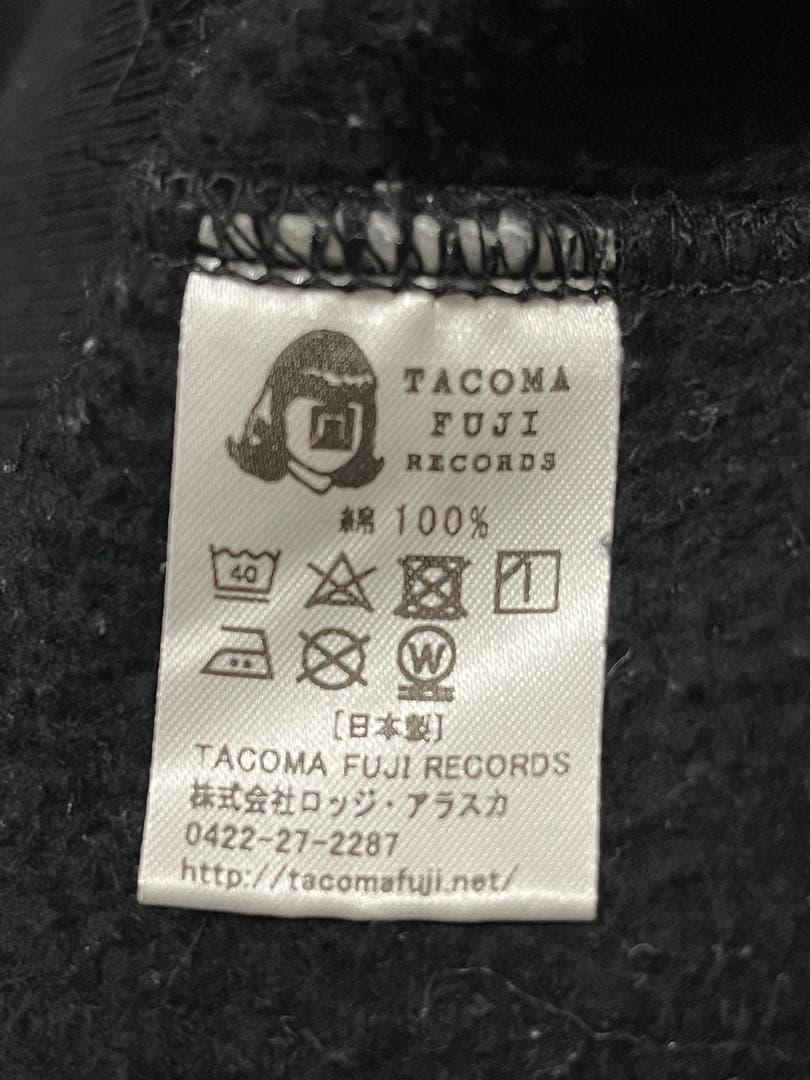 タコマフジ　パーカー　NO MORE BEER Mサイズ　ブラック