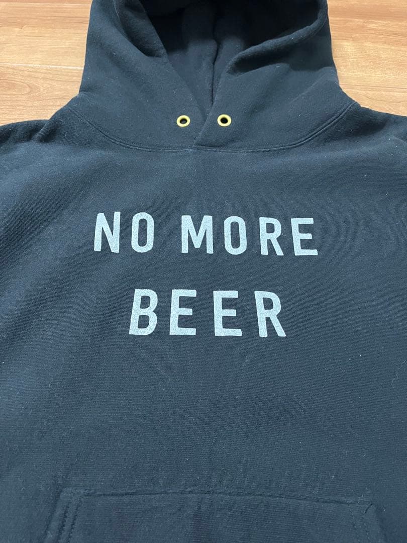 タコマフジ　パーカー　NO MORE BEER Mサイズ　ブラック