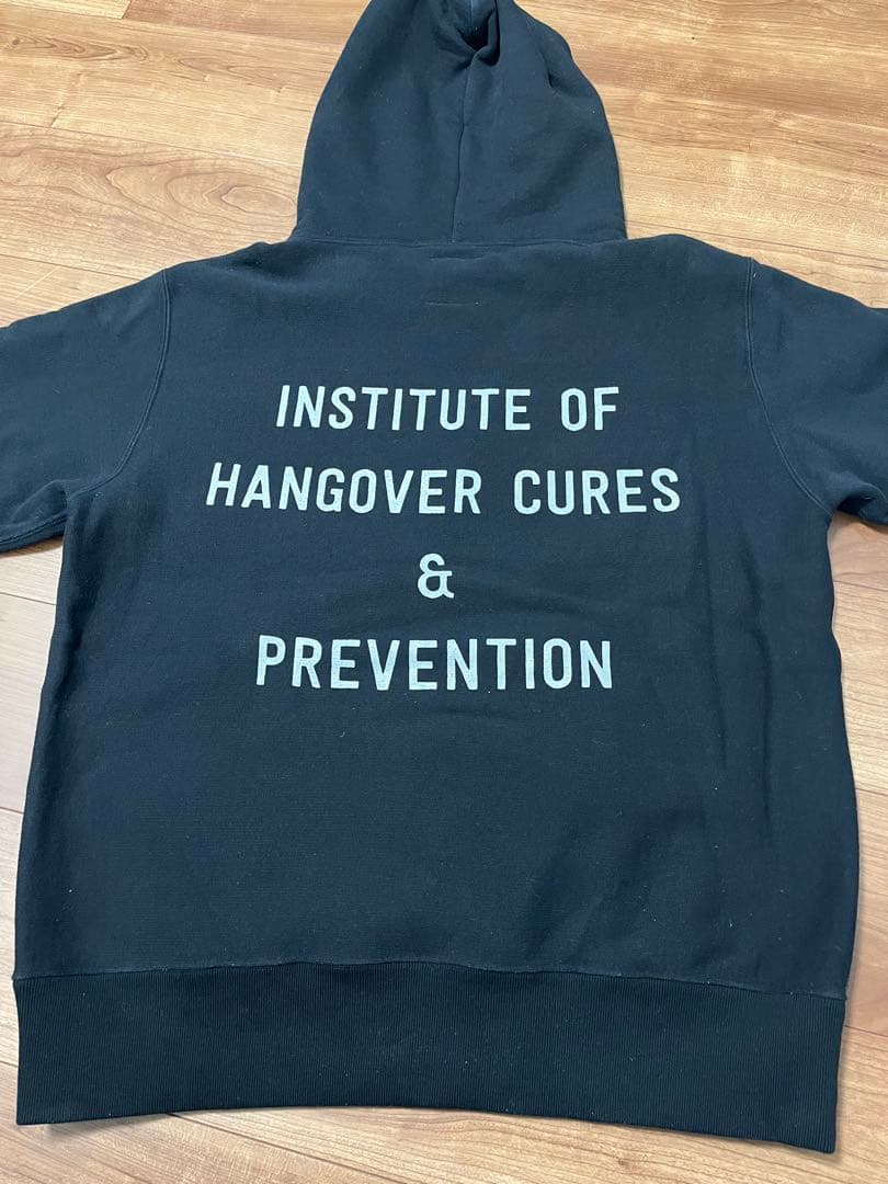 タコマフジ　パーカー　NO MORE BEER Mサイズ　ブラック