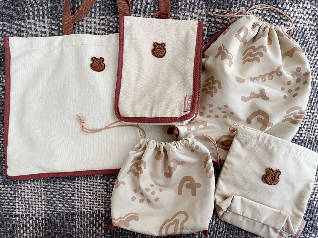 aram_creations 入園セット レッスンバッグ nutsくん ARAM