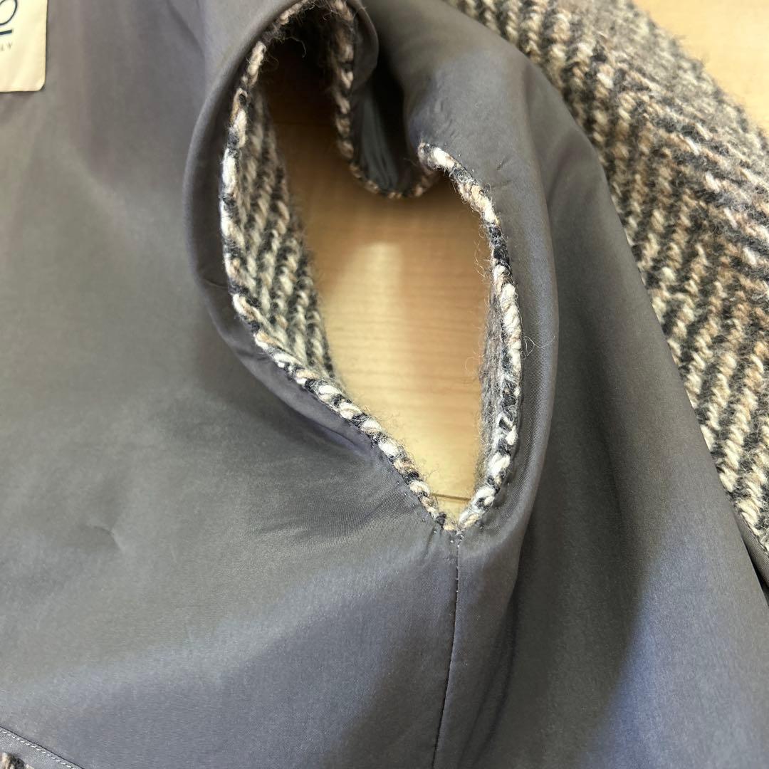 Herno ヘリンボーンノースリーブベスト