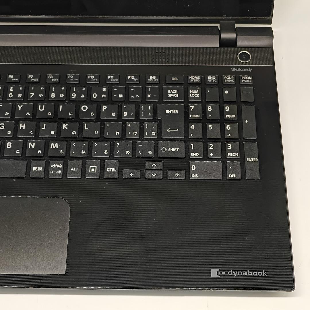 【東芝】T75 高性能i7 SSD256GB 16GB ブラック ノートPC