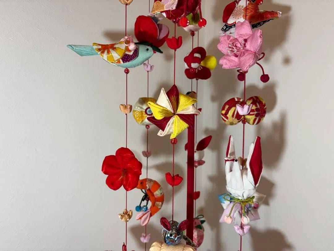 可愛いつるし雛No.175・ひな祭り・桃の節句・さげもん吊るし飾り・初節句飾り