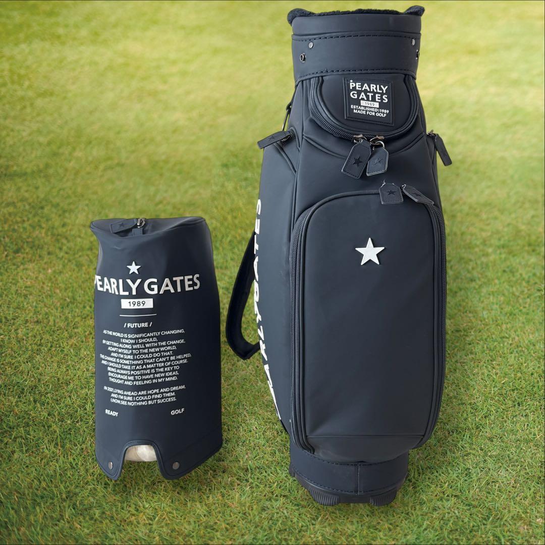 【限定】パーリーゲイツ　キャディバッグ　トーナメントモデル　ネイビー　濃紺