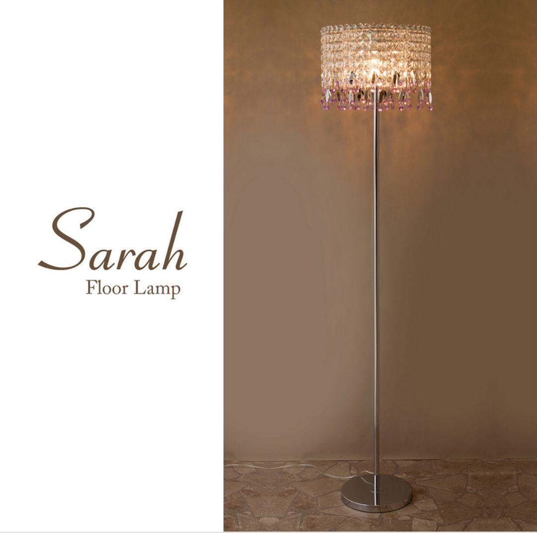 高級 クリスタルガラス 3灯シャンデリア フロアランプ 間接照明 フロアライト