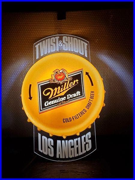 ♪ビンテージ Miller Genuine Draft BEER 電飾看板♪