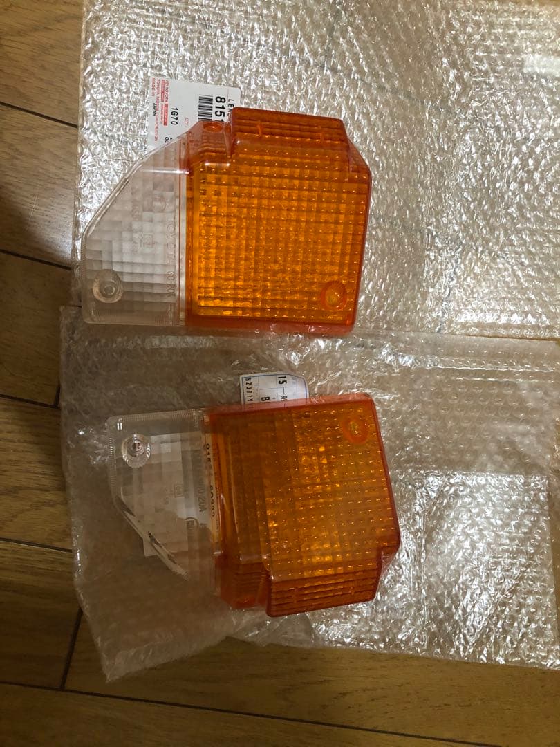 ランクル 前期 フロント ウィンカーレンズ 左右 セット 71 73 75 77