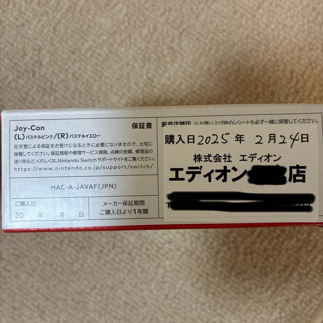Nintendo Switch本体　Joy-Conハンドル　Joy-Conセット
