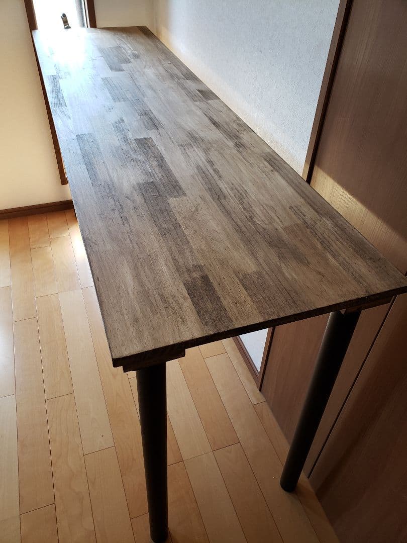 180カウンターテーブル　ウォールナット男前　家具　無垢材