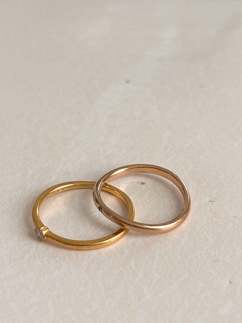 【ete】K18 ダイヤモンドリング 8号⋆*