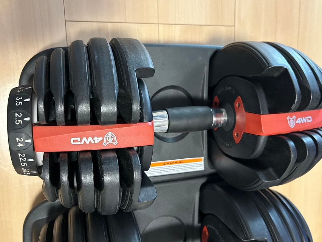 可変式ダンベル24kg×2 約50kg トレーニングベンチ セット