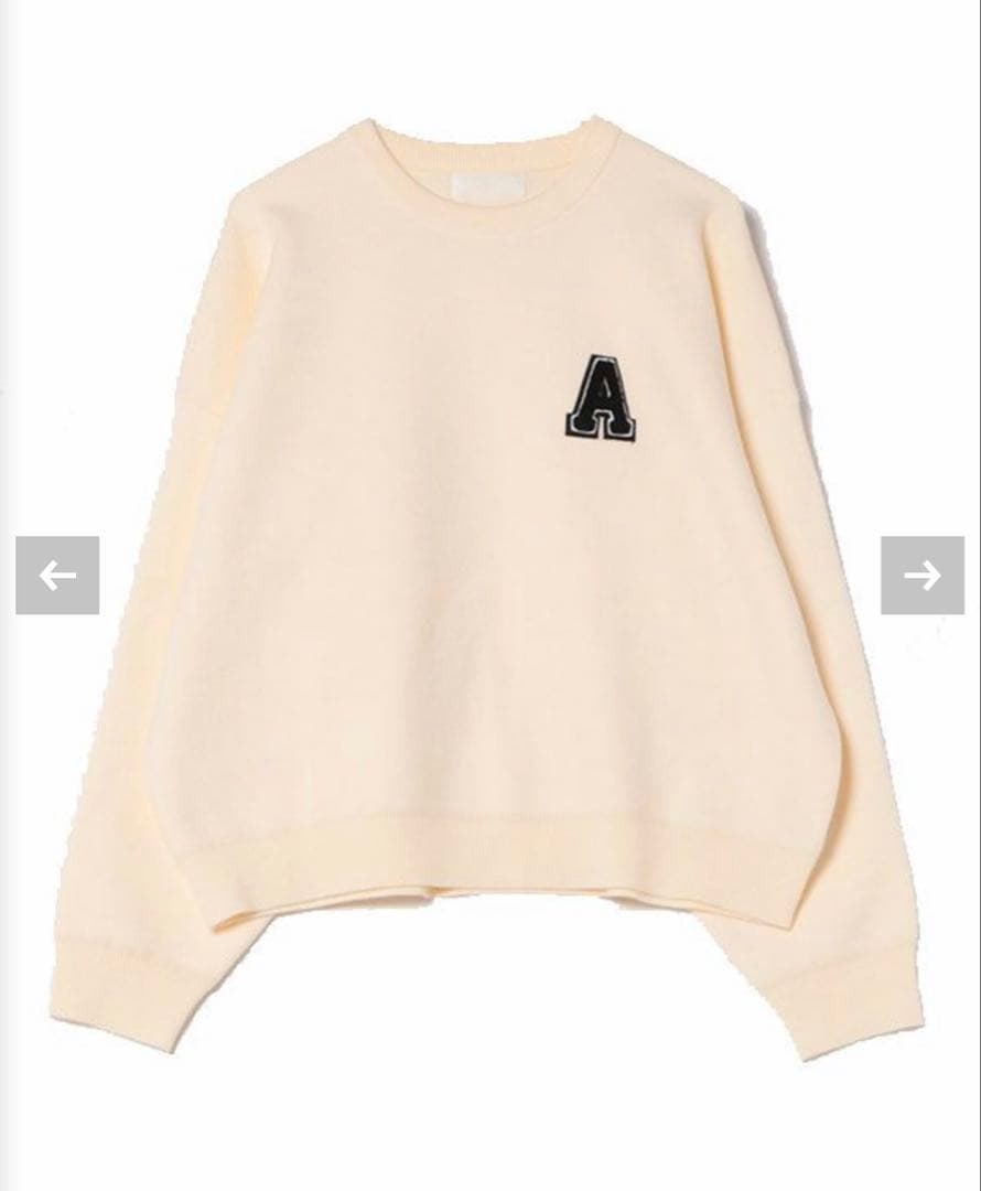 ACYM A logo sweat ニット