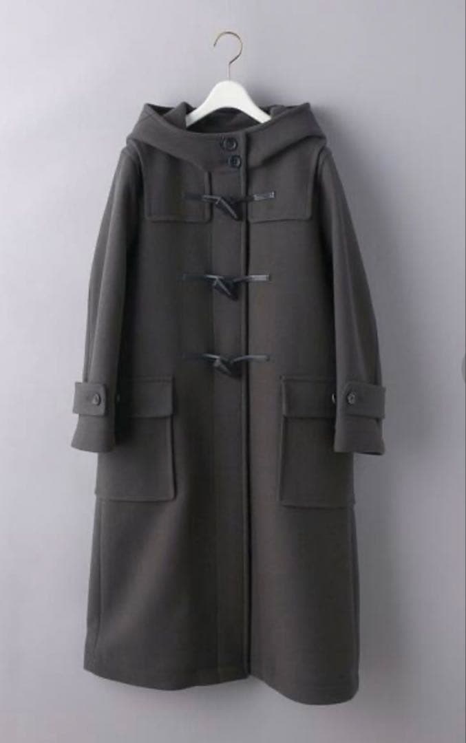 【一度着用】UNITED ARROWS W メルトンダッフルコート38