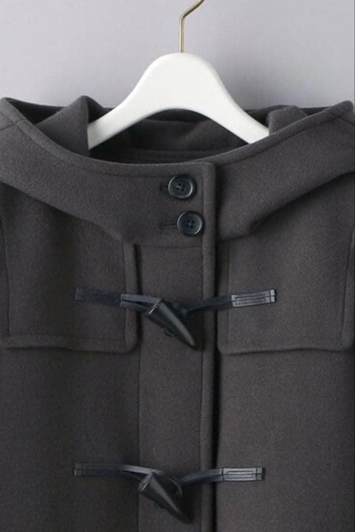 【一度着用】UNITED ARROWS W メルトンダッフルコート38