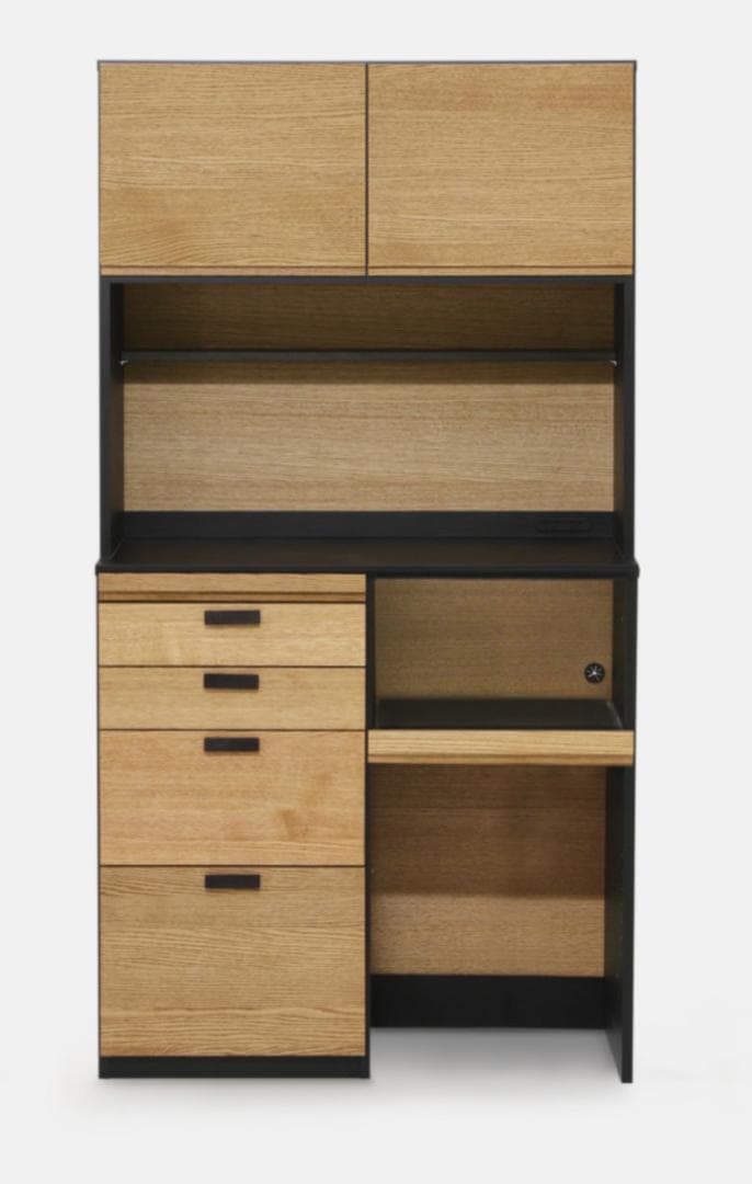 350キッチン カップボード MOMO NATURAL（モモナチュラル）HOLM