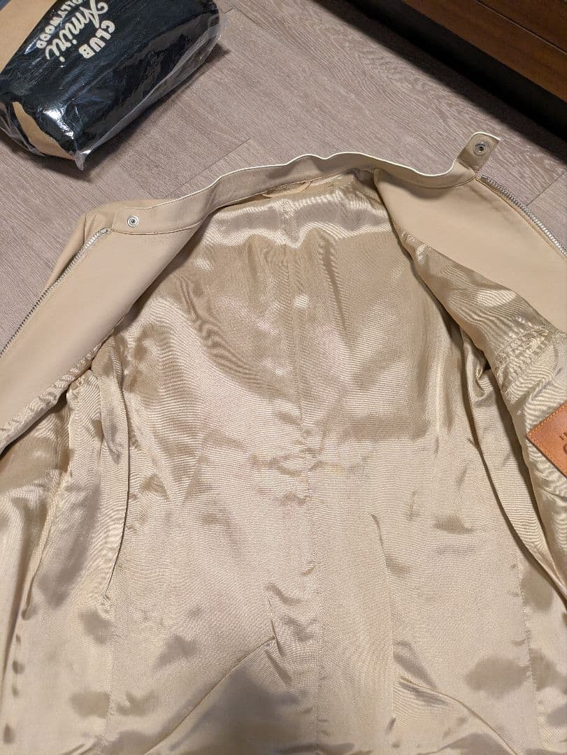 M 1945　ca max ラムレザーシングルライダースジャケット 48