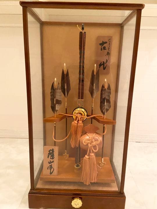 初節句  七五三 オルゴール ケース入り 弓矢 男の子 希少 激安 送料無料