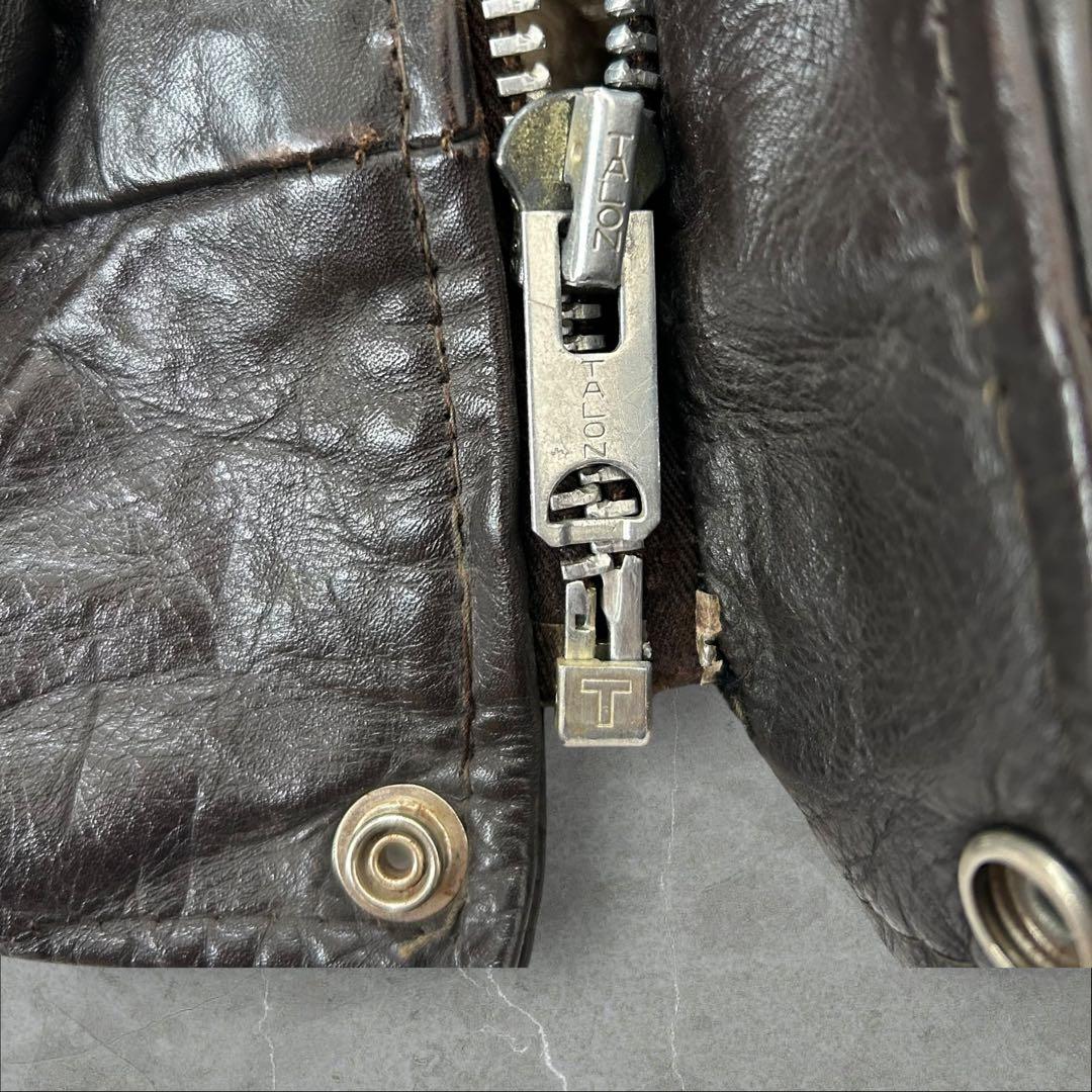 【70s】USA製 クーパー G-1 フライトレザージャケット L デカタロン