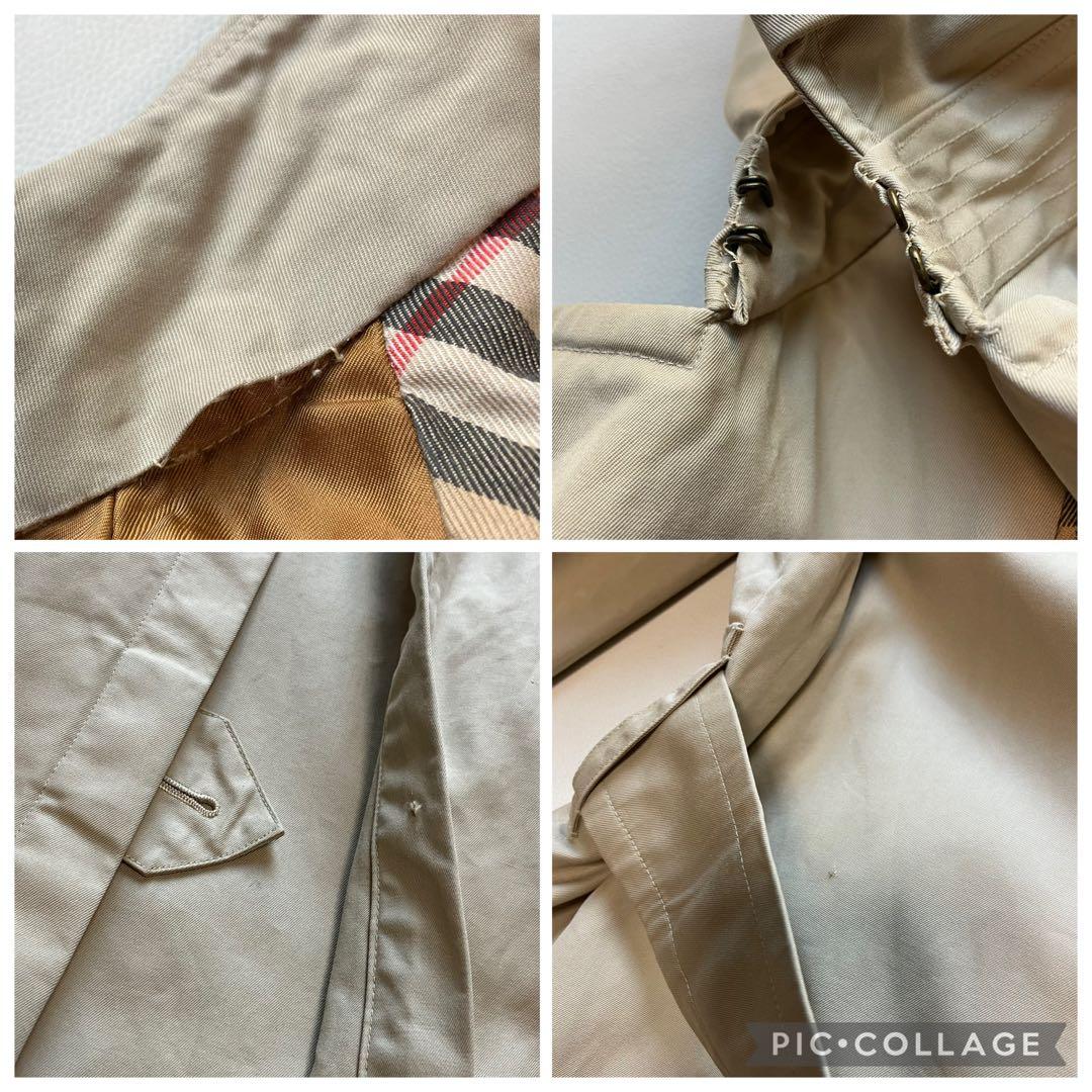 バーバリーズ トレンチコート ダブル 大きいサイズ185 着丈113