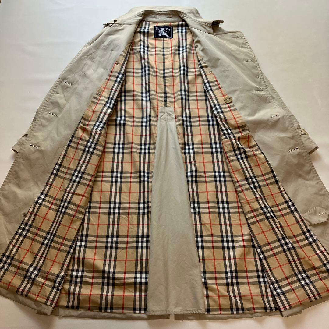 バーバリーズ トレンチコート ダブル 大きいサイズ185 着丈113