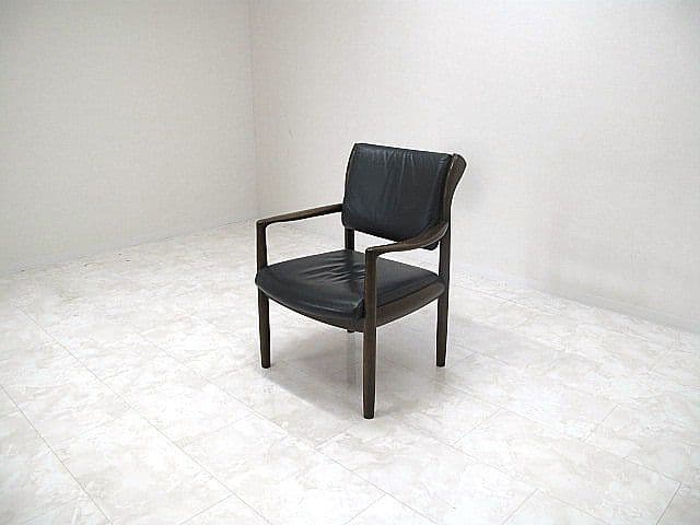 飛騨産業/HIDA/キツツキ　「クレセント」アームチェア　　ラウンジチェア