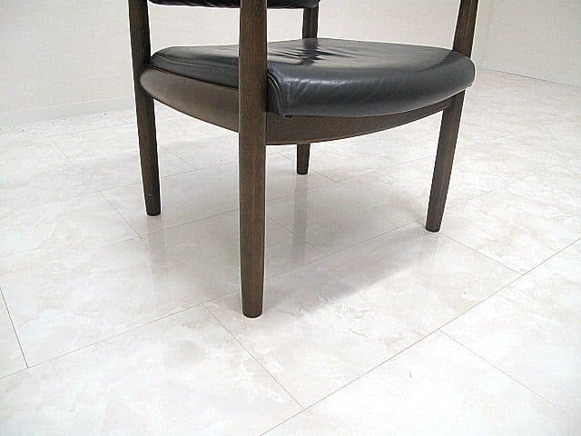 飛騨産業/HIDA/キツツキ　「クレセント」アームチェア　　ラウンジチェア