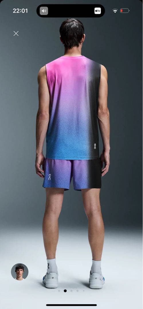 【新品未使用】On Court Tank men's M BLACK PINK