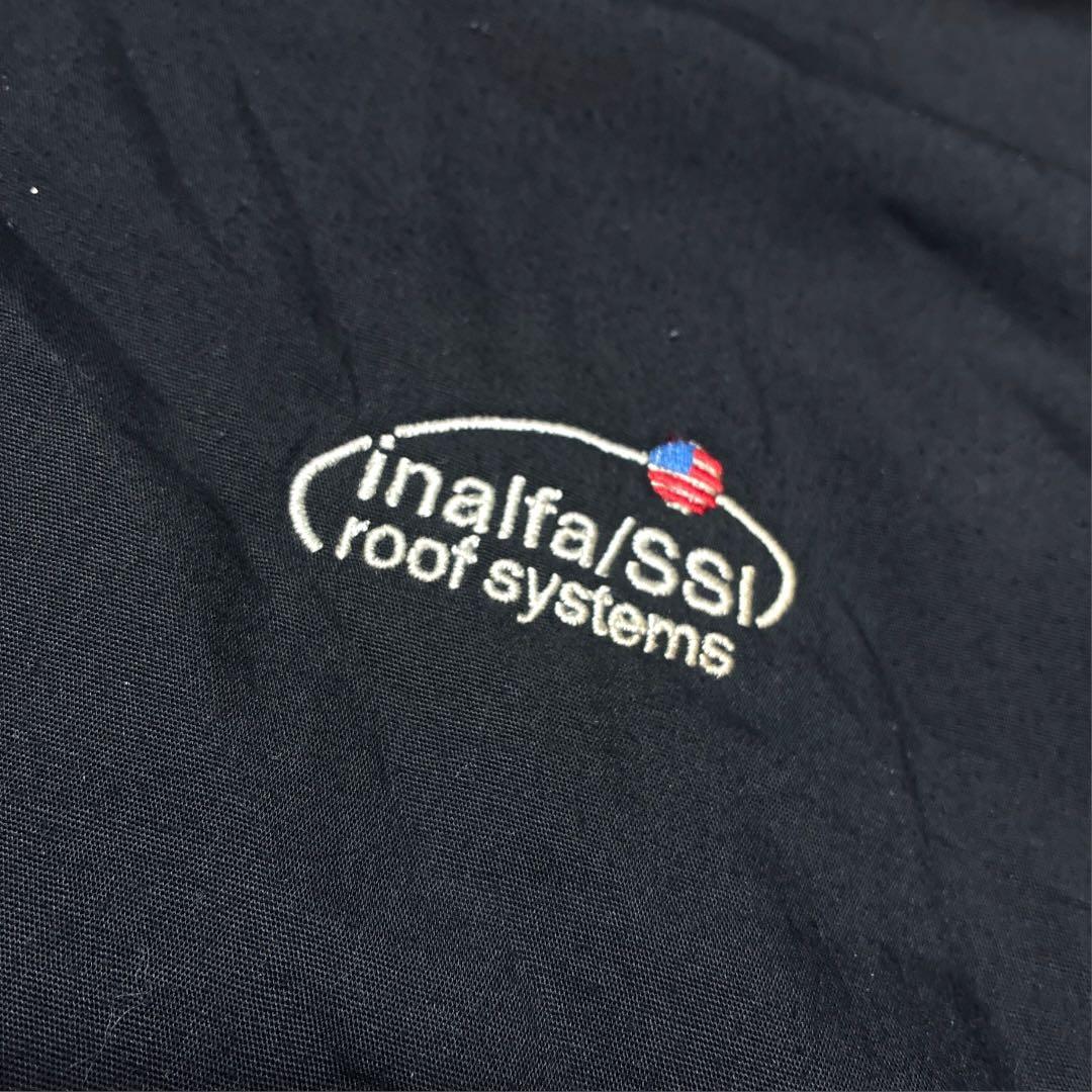 KING LOUIE 中綿ワークジャケット 2XL 黒 USA製 企業刺繍 古着