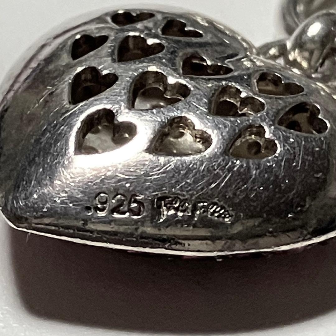 Folli Follie フォリフォリ SV925 ピンク ハート ブレスレット